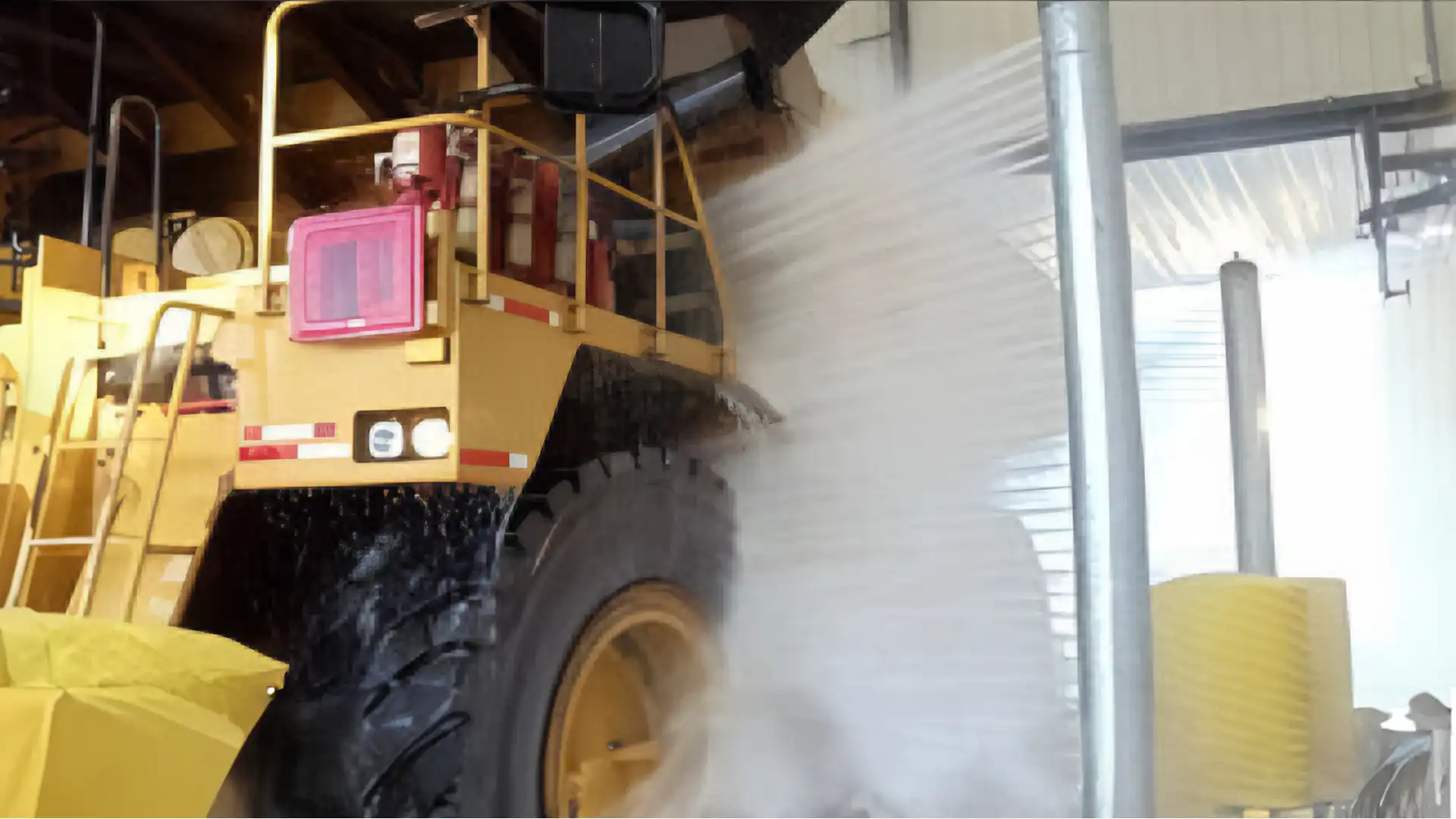 Undercarriage Wash Manifold Chassis washing detail