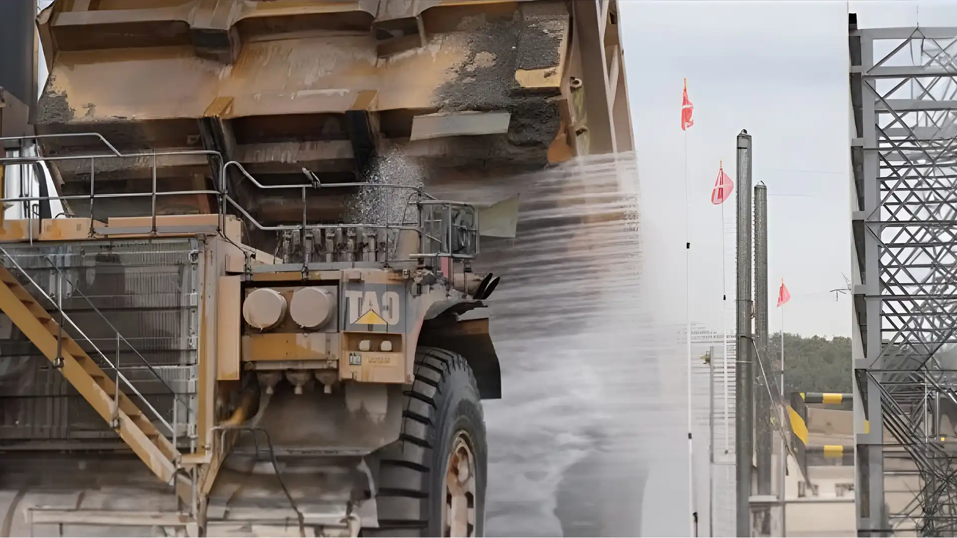 Automated Drive-Through Entry Truck entering the wash bay