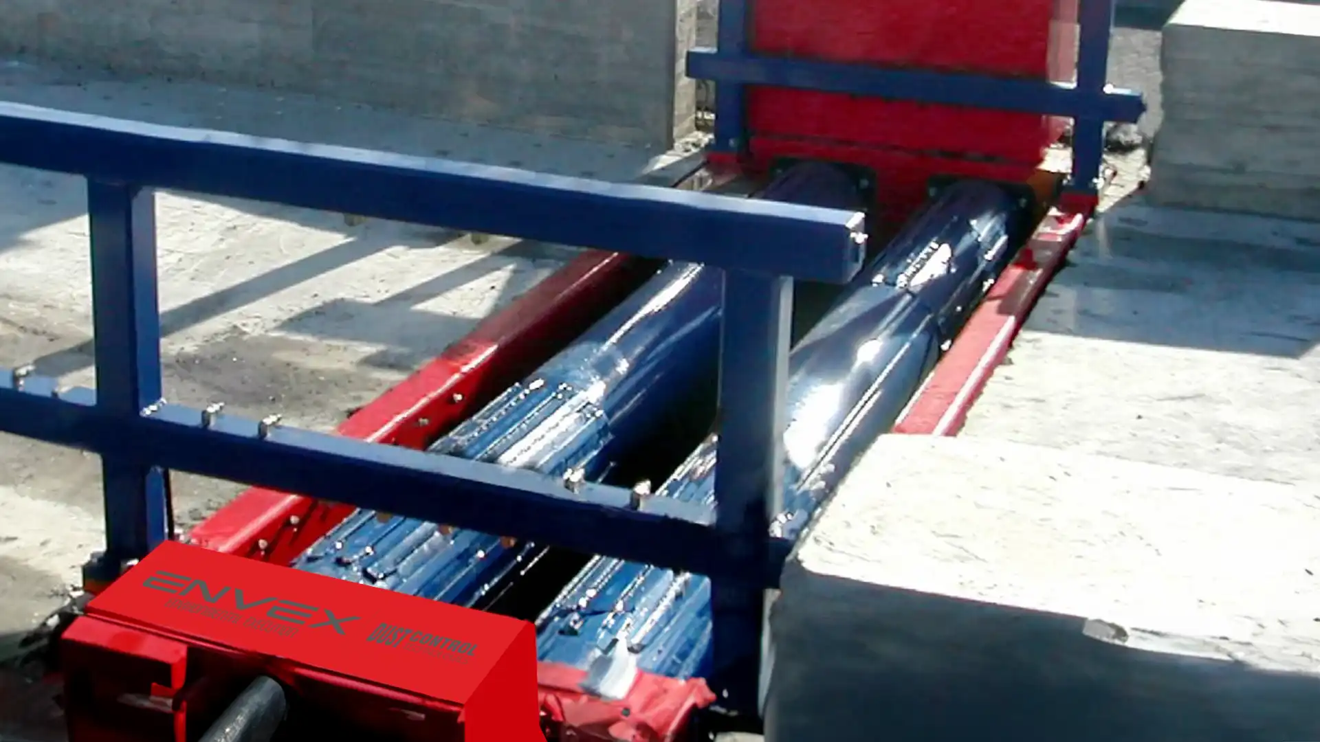 Modular Bay Components Side view of the structural components